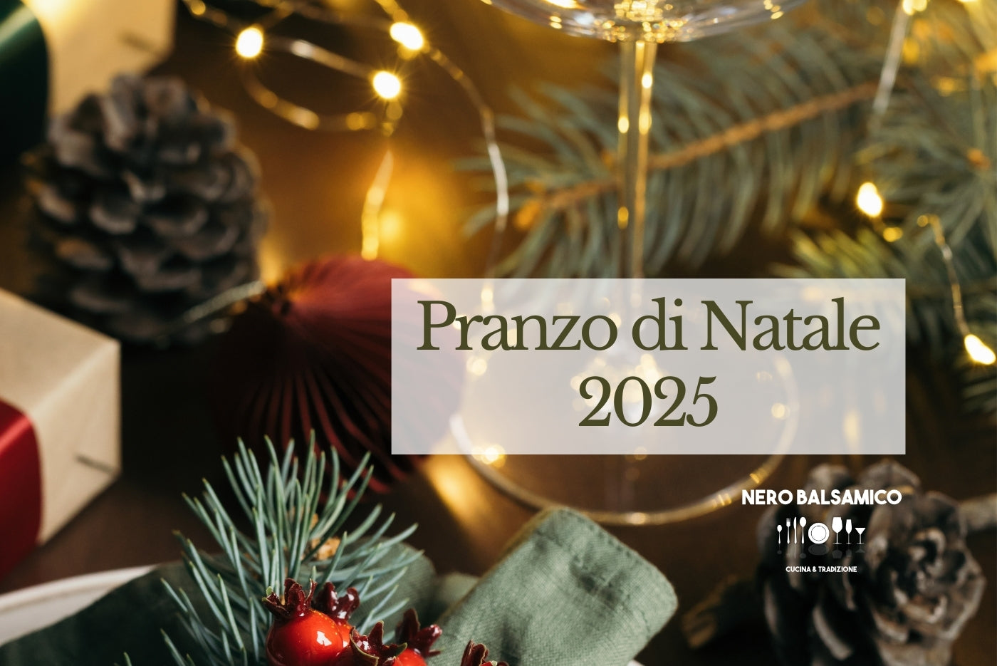 Christmas 2025 Menu at Ristorante Nero Balsamico