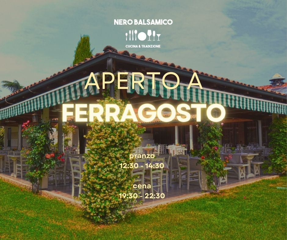 Ferragosto open for lunch and dinner: book your table!