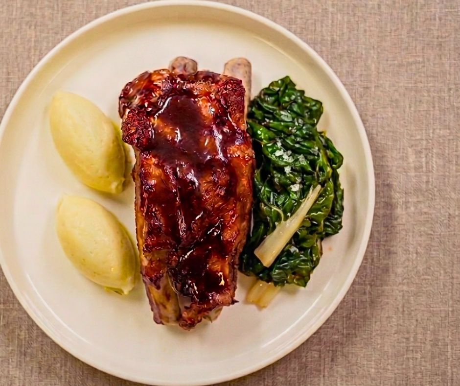 It's the weekend, come and taste our honey-glazed ribs